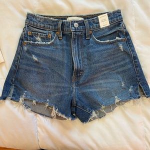 Abercrombie Denim shorts, high waisted